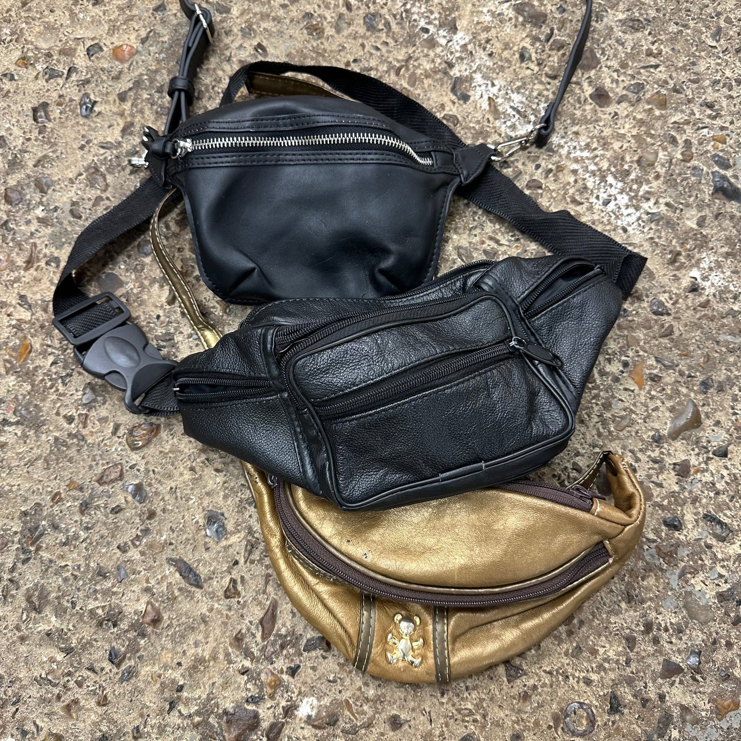 Vintage Leather Bumbags 40pcs